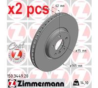 ZIMMERMANN 150.3449.20 Brake disc
