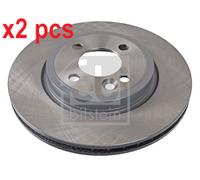X2 PCS L&R SIDES FRONT 23115 BRAKE DISC FEBI BILSTEIN