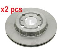 X2 PCS L&R SIDES FRONT 26068 BRAKE DISC FEBI BILSTEIN