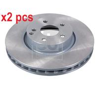 X2 PCS L&R SIDES FRONT 30551 BRAKE DISC FEBI BILSTEIN