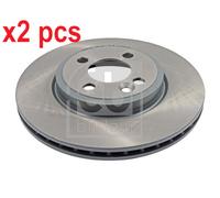 X2 PCS L&R SIDES FRONT 32074 BRAKE DISC FEBI BILSTEIN