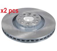 X2 PCS L&R SIDES FRONT 39129 BRAKE DISC FEBI BILSTEIN