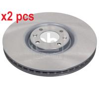 X2 PCS L&R SIDES FRONT 43916 BRAKE DISC FEBI BILSTEIN