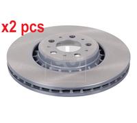 X2 PCS L&R SIDES FRONT 43965 BRAKE DISC FEBI BILSTEIN