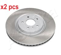 X2 PCS L&R SIDES FRONT 60-01-162C BRAKE DISC ASHIKA
