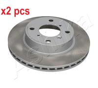 X2 PCS L&R SIDES FRONT 60-08-814C BRAKE DISC ASHIKA