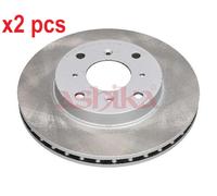 X2 PCS L&R SIDES FRONT 6004430C BRAKE DISC ASHIKA