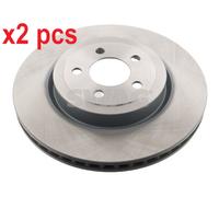 X2 PCS L&R SIDES FRONT 72943944 BRAKE DISC SWAG