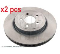 X2 PCS L&R SIDES FRONT ADA104304 BRAKE DISC BLUE PRINT