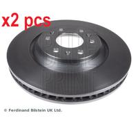 X2 PCS L&R SIDES FRONT ADA104342 BRAKE DISC BLUE PRINT