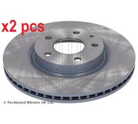 X2 PCS L&R SIDES FRONT ADBP430143 BRAKE DISC BLUE PRINT