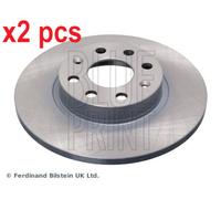 X2 PCS L&R SIDES FRONT ADL144329 BRAKE DISC BLUE PRINT