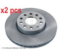 X2 PCS L&R SIDES FRONT ADV184315 BRAKE DISC BLUE PRINT