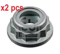 X2 PCS L&R SIDES FRONT AXLE FITS AUDI A3 1.6 NUT, KINGPIN 08023 FEBI BILSTEIN