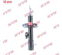 X2 PCS L&R SIDES FRONT BOTH SIDES L&R FITS HYUNDAI SHOCK ABSORBER 3330121 KYB