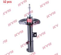 X2 PCS L&R SIDES FRONT BOTH SIDES L&R FITS HYUNDAI SHOCK ABSORBER 3340137 KYB