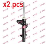 X2 PCS L&R SIDES FRONT BOTH SIDES L&R FITS PEUGEOT SHOCK ABSORBER 3338003 KYB