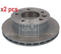 X2 PCS L&R SIDES FRONT BRAKE DISC 07517
