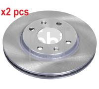 X2 PCS L&R SIDES FRONT BRAKE DISC 10316