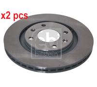 X2 PCS L&R SIDES FRONT BRAKE DISC 10321
