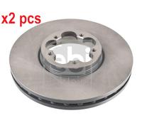 X2 PCS L&R SIDES FRONT BRAKE DISC 104497