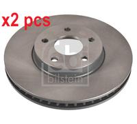 X2 PCS L&R SIDES FRONT BRAKE DISC 108192