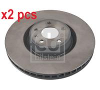 X2 PCS L&R SIDES FRONT BRAKE DISC 108202