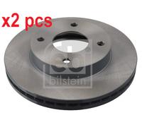 X2 PCS L&R SIDES FRONT BRAKE DISC 108425