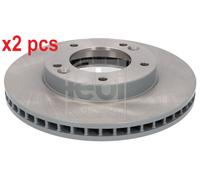 X2 PCS L&R SIDES FRONT BRAKE DISC 108452