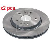 X2 PCS L&R SIDES FRONT BRAKE DISC 108469