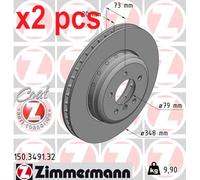 ZIMMERMANN 150.3491.32 Brake disc