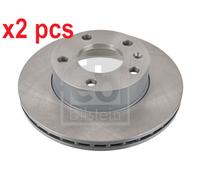 X2 PCS L&R SIDES FRONT BRAKE DISC 170757