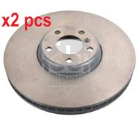 X2 PCS L&R SIDES FRONT BRAKE DISC 171459