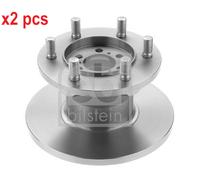 X2 PCS L&R SIDES FRONT BRAKE DISC 17346