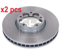 X2 PCS L&R SIDES FRONT BRAKE DISC 178027