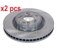 X2 PCS L&R SIDES FRONT BRAKE DISC 179053