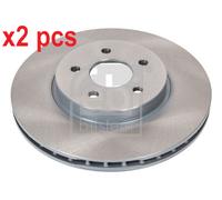 X2 PCS L&R SIDES FRONT BRAKE DISC 18626