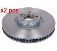X2 PCS L&R SIDES FRONT BRAKE DISC 193351