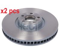 X2 PCS L&R SIDES FRONT BRAKE DISC 193351