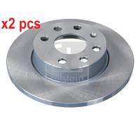 X2 PCS L&R SIDES FRONT BRAKE DISC 19510