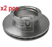X2 PCS L&R SIDES FRONT BRAKE DISC 22677