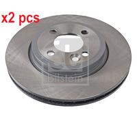 X2 PCS L&R SIDES FRONT BRAKE DISC 23115