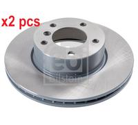 X2 PCS L&R SIDES FRONT BRAKE DISC 24468