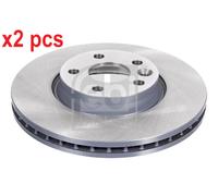 X2 PCS L&R SIDES FRONT BRAKE DISC 28361