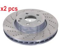 X2 PCS L&R SIDES FRONT BRAKE DISC 30553
