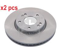 X2 PCS L&R SIDES FRONT BRAKE DISC 31470