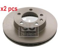 X2 PCS L&R SIDES FRONT BRAKE DISC 39346