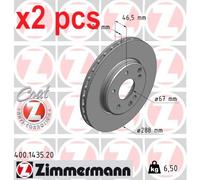 ZIMMERMANN 400.1435.20 Brake disc