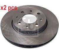 X2 PCS L&R SIDES FRONT BRAKE DISC 43826