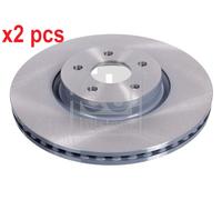 X2 PCS L&R SIDES FRONT BRAKE DISC 43870